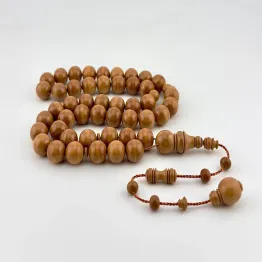 مسباح من ثمرة الكوك الطبيعية خراطة خاصة 