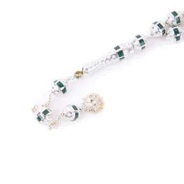 معدن مطعم بكلايت طلاء فضي 