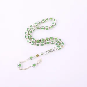 معدن مطعم بكلايت طلاء فضي 