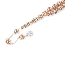 معدن مطعم بكلايت طلاء فضي 